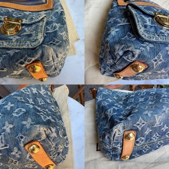 Louis Vuitton Monogram Denim Baggy PM Shoulder Bag - Picture 12 of 16